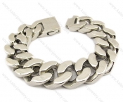 220 × 20 mm Big & Heavy 316L Stainless Steel Bracelet - KJB100016