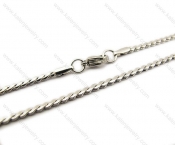 400 × 2mm Stainless Steel Small Chain - KJN150019