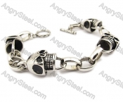 Stainless Steel Skull Bracelets - KJB170013