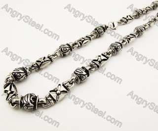 Stainless Steel Casting Necklaces - KJN170009