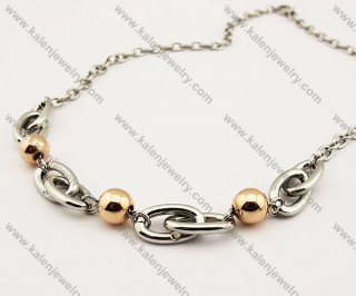 Stainless Steel Stamping Necklaces - KJN130015