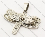 Stainless Steel Dragonfly Pendants - KJP140058