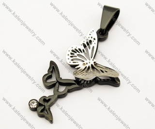 Stainless Steel Butterfly Pendants - KJP190027