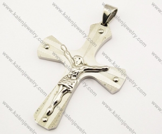 Stainless Steel Jesus Cross Pendants - KJP190040