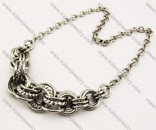 Stainless Steel Stamping Necklaces - KJN130017