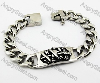 Stainless Steel Big & Heavy Bracelet For Men - KJB170028