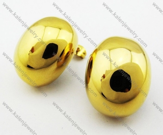 Stainless Steel Casting Earrings - KJE080005