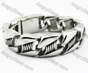 Big & Heavy 316L Stainless Steel Bracelet - KJB200066