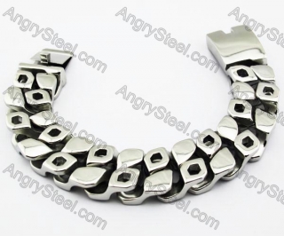 Stainless Steel Big & Heavy 316L Bracelet - KJB200067