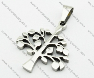 Stainless Steel Tree Pendant - KJP140116