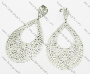 Stainless Steel Cutting Earrings - KJE050731