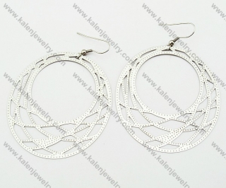 Stainless Steel Cutting Earrings - KJE050733