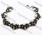 Stainless Steel Skull Bracelets - KJB170041