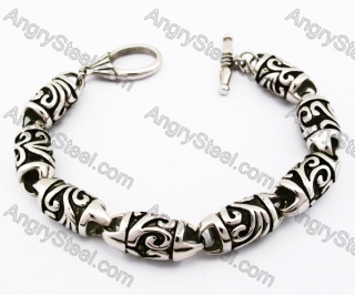 Stainless Steel Biker Bracelet - KJB170047