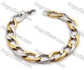 Stainless Steel Gold Plating Bracelets - KJB200047