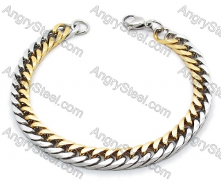 Stainless Steel Gold Plating Bracelet - KJB200055