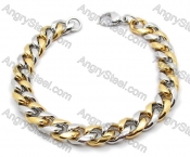 Stainless Steel Gold Plating Bracelets - KJB200060