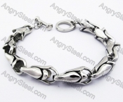 Stainless Steel Biker Bracelet For Men - KJB200080