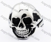 Stainless Steel Skull Ring - KJR010106