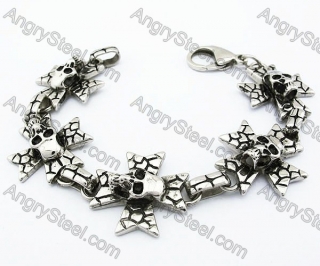 Stainless Steel Skull Bracelets - KJB170050