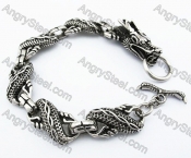 Stainless Steel Dragon Bracelet - KJB170052