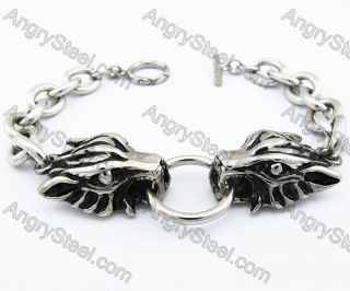 Stainless Steel Wolf Bracelets - KJB170053