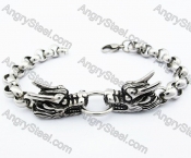 Stainless Steel Dragon Bracelet - KJB170057