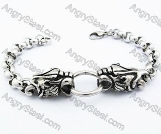 Stainless Steel Tiger Bracelets - KJB170059