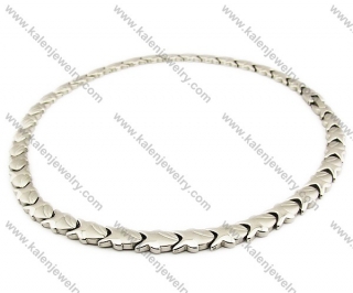 Stainless Steel Magnetic Necklaces - KJN250003