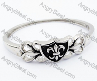 Epoxy & Iris pattern Bangle - KJB200092