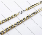 600×8mm Stainless Steel Necklace - KJN100022