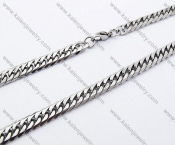 560×6mm Stainless Steel Necklace - KJN100030