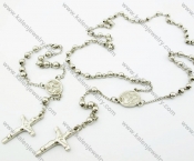 316L Stainless Steel Rosaries Jewelry Sets - KJS100005