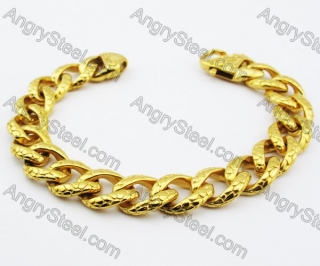 Stainless Steel Gold Plating Bracelet - KJB200104