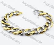 Stainless Steel Gold Plating Bracelet - KJB200106