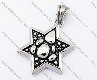 Stainless Steel Jewish Star Magen David Pendants - KJP090399