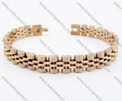 Stainless Steel Rose Gold Watch Bracelet - KJB190009