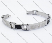 Stainless Steel Bible Cross Bracelets - KJB190047