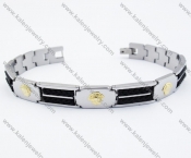 Stainless Steel Rubber Bracelet - KJB190049