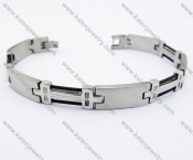 Stainless Steel Black Wire Bracelet - KJB190058