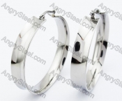 Stainless Steel Cutting Earrings - KJE320038