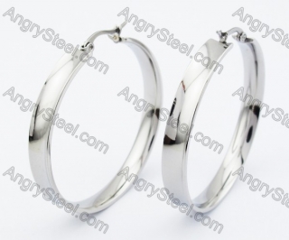 Stainless Steel Cutting Earrings - KJE320039