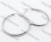 Stainless Steel Line Earrings - KJE320052