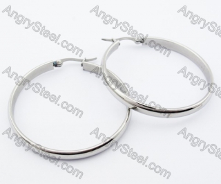 Stainless Steel Line Earrings - KJE320052