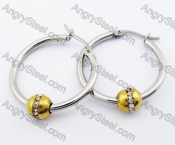 Stainless Steel Plating Earring - KJE320054