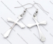 Stainless Steel Cutting Earrings - KJE050107