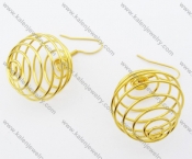 Stainless Steel Line Earrings - KJE050817