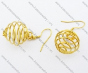 Stainless Steel Line Earrings - KJE050818