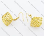 Stainless Steel Line Earrings - KJE050819