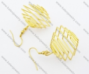 Stainless Steel Line Earrings - KJE050820